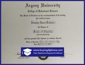 So easy to buy Argosy University fake diploma