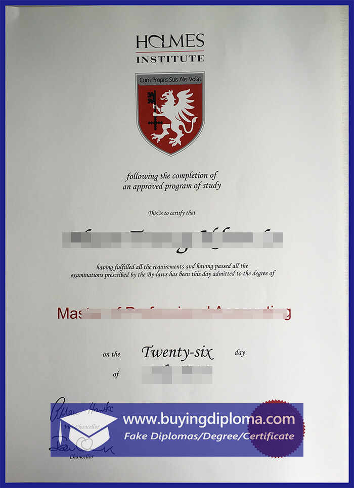 Best way to buy fake holmes institute degree