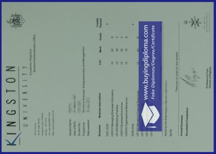 Did You Get A Fake Kingston University transcript