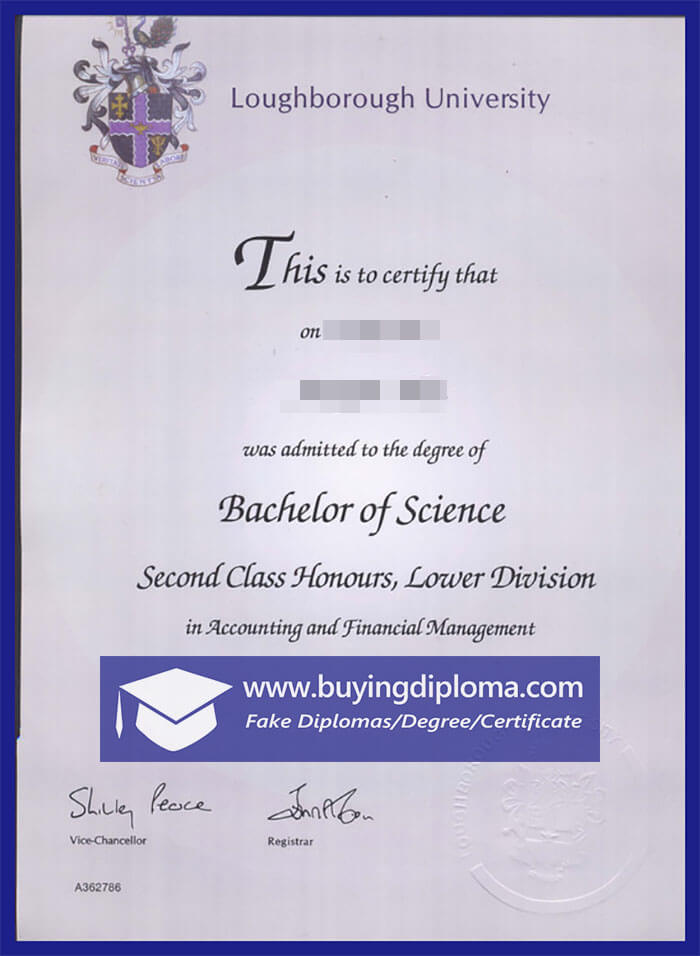 Steps to buy a fake Loughborough University degree