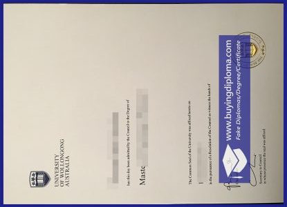 Steps to get a fake University of Wollongong diploma
