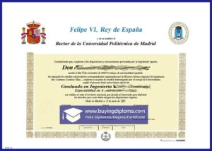 how to buy a fake Polytechnic University of Madrid diploma