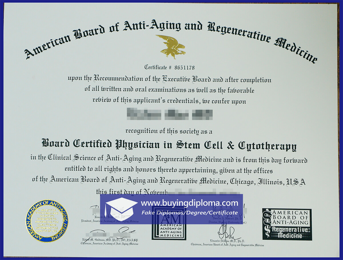How to buy a fake ABAARM certificate