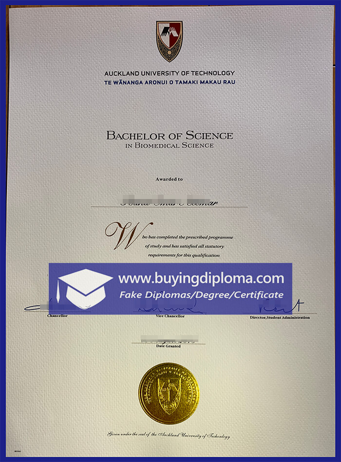Safely to buy a Auckland University of Technology diploma