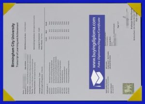 Order a fake Birmingham City University transcript