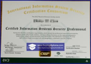 Lesser Known Ways to buy a fake CISSP certificate