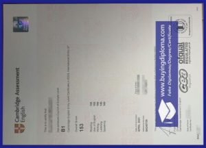 Where to buy a fake Cambridge Assessment English certificate