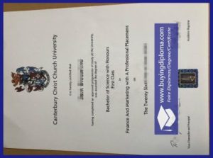 Apply fake Canterbury Christ Church University diploma