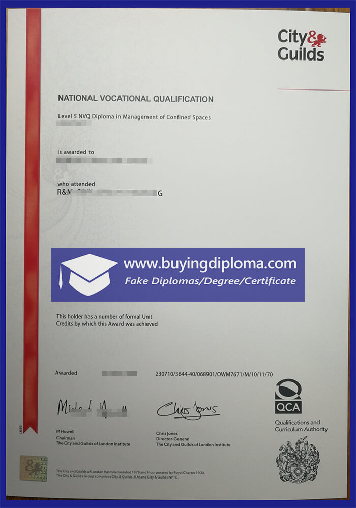 Easy to buy a City Guilds certificate