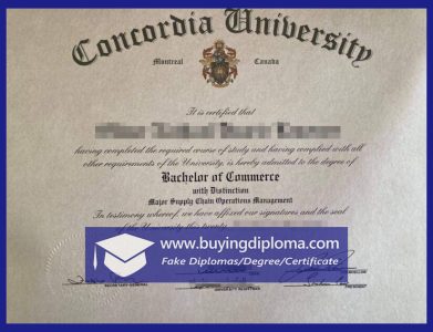 Lesser Known Ways to buy a fake Concordia University diploma