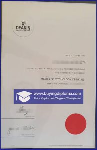 You knew how to Purchase a Deakin University certificate