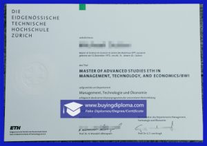 The Process Of Purchase a fake FETH Zurich diploma