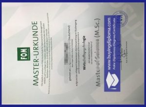 Copy FOM University certificate for More Salary