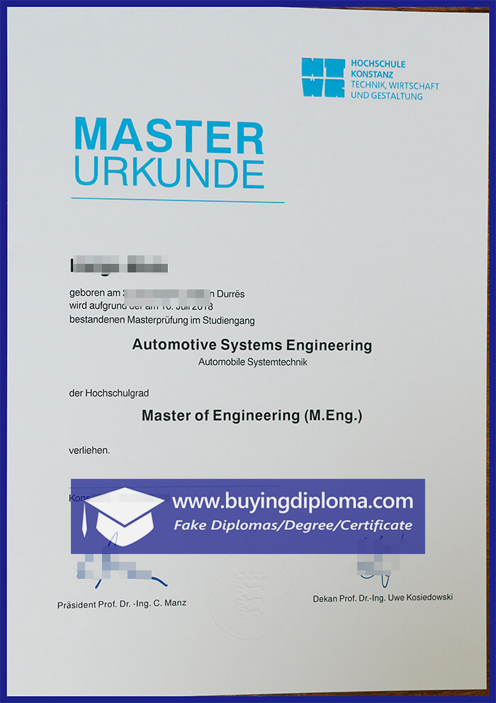 Apply for HTWG Konstanz diploma