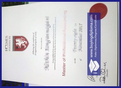 How To Change A Fake Holmes Institute certificate