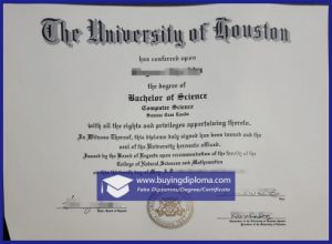 Where to Purchase a fake University of Houston diploma