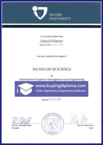 Safely get a fake Jacobs University Bremen diploma online