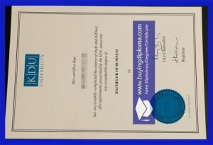 Buying a fake KDU University certificate