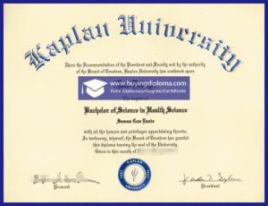 Quickly order a fake Kaplan University diploma