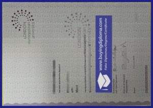 Buy A London Metropolitan University diploma
