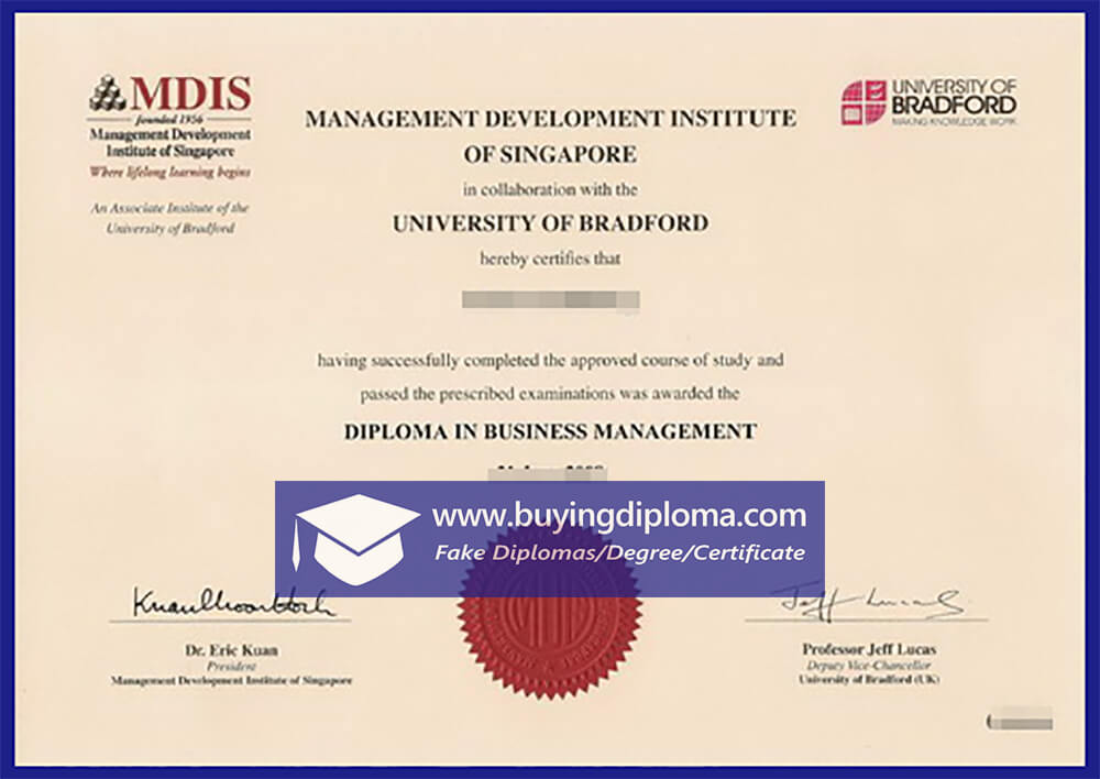 Buy fake MDIS degree