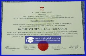 Buy a fake McGill University diploma