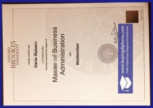 Safely buy a fake Oxford Brookes University MBA degree
