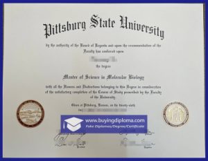 Fastest way to buy fake Pittsburg State University diploma