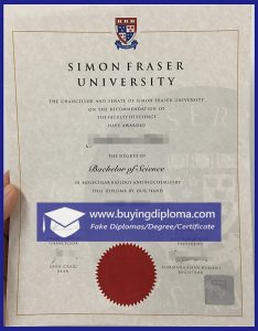How to order a fake Simon Fraser University certificate