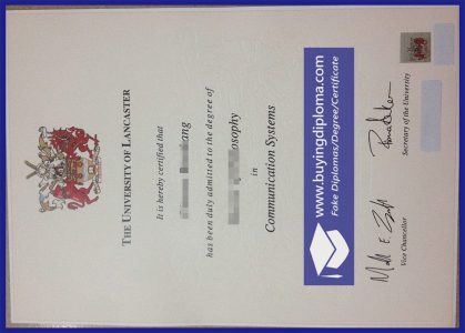 Steps to get a University of Lancaster certificate