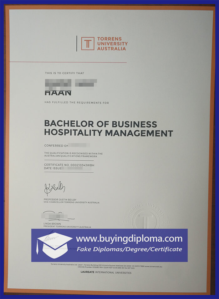 Apply fake Torrens University Australia diploma