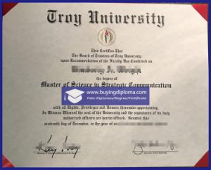 Easy to order a fake Troy Universtiy diploma online