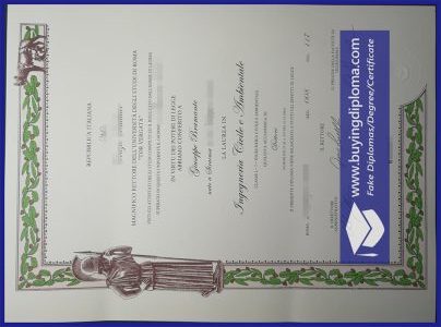 Purchase a Università Tor Vergata diploma