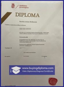 Time to buy a University of Groningen diploma