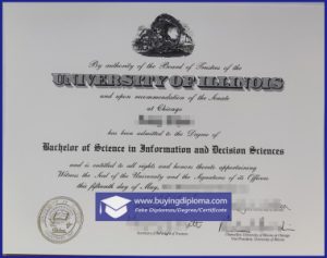Order a fake University of Illinois Chicago diploma online