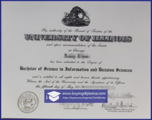 Order a fake University of Illinois Chicago diploma online