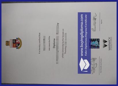 Apply for fake The University of Warwick diploma