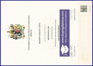 Buy a fake UWE Bristol diploma