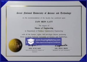 Safely to buy a SeoulTech diploma certificate