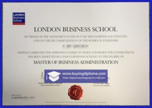 London Business School MBA degree