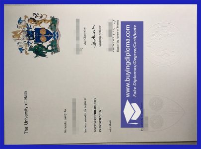 Fake University of Bath diploma online