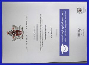 Fake University of Bradford diploma
