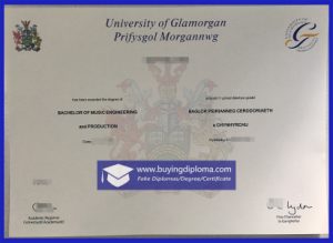 Fake University of Glamorgan diploma