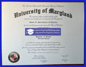 University of Maryland fake degree