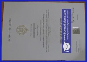 University of Oxford fake degree