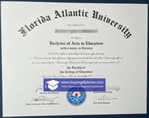 fake FAU bachelor's degree