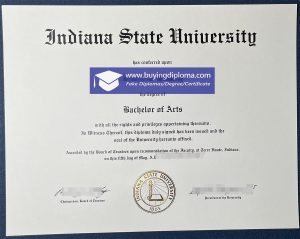 Fake Indiana State University degree