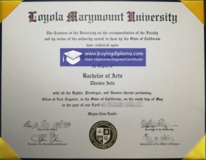 fake Loyola Marymount University (LMU) degree