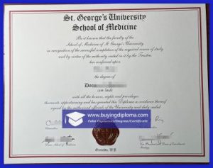 St. George's University fake degree