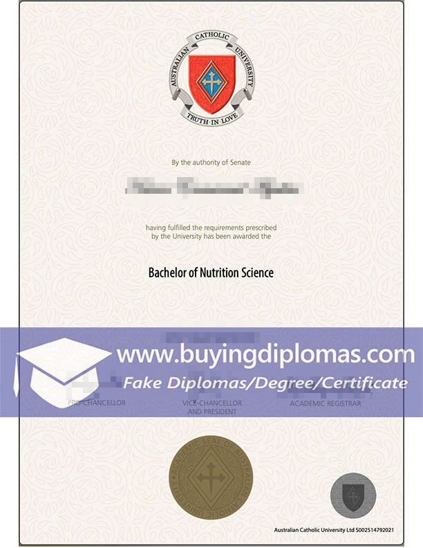 How to get a fake University of Australian Catholic diploma?